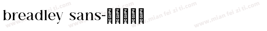 breadley sans字体转换